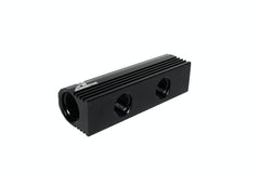 Aeromotive Fuel System 14601 Fuel Distribution Log (4-Ports) (2) -08 AN, (2) -06 AN