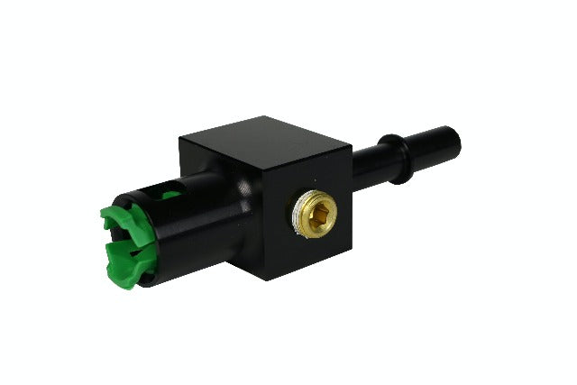 Aeromotive Fuel System 15121 3/8 inch Quick Connect with AN-08 port and 1/8 gauge port