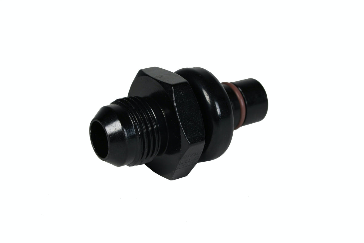 Aeromotive Fuel System 15125 1/2 inch Male Spring Lock / AN-08 Feed Line Adapter (Ford)