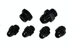 Aeromotive Fuel System 15202 A4 Regulator Fitting Kit (for two (2) carbs) (4) AN-06, (1) AN-10, (1)AN-10 Plug