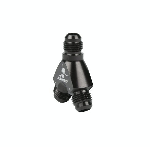 Aeromotive Fuel System 15672 Y-Block, AN-06 - 2x AN-06