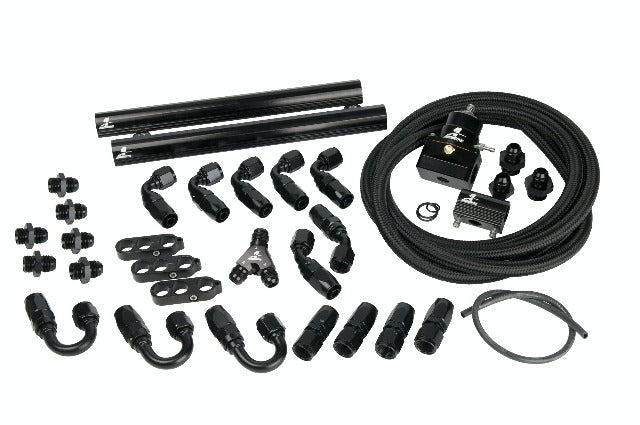 Aeromotive Fuel System 17156 Kit, Engine (Regulator, Rails and plumbing), 2010 Ford Cobra Jet
