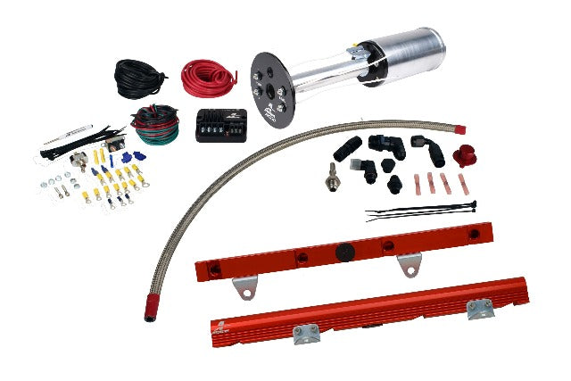 Aeromotive Fuel System 17173 System, C6 Corvette, 18670 A1000, 14106 LS-1 Rails, 16306 PSC; Misc. Fittings