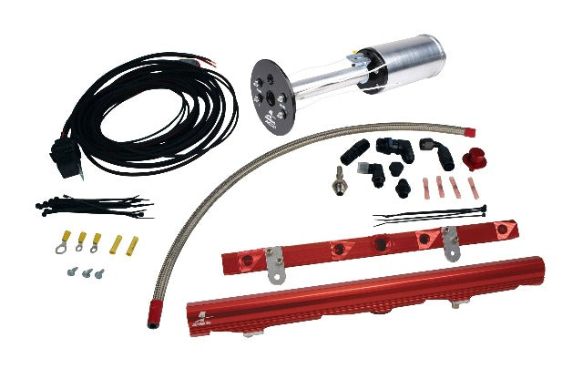 Aeromotive Fuel System 17174 System, C6 Corvette, 18670 A1000, 14114 LS-2 Rails, 16307 Wire Kit and; Fittings