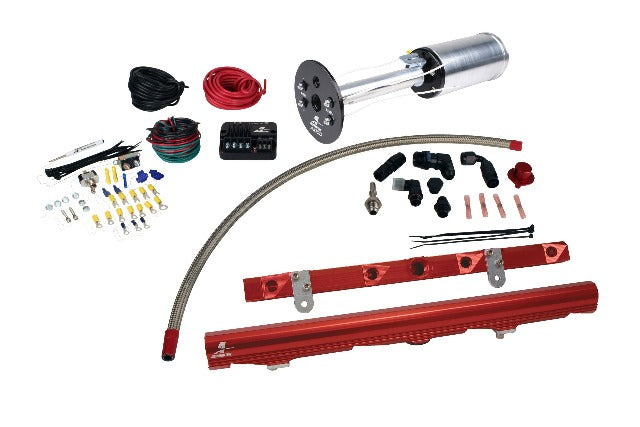 Aeromotive Fuel System 17175 System, C6 Corvette, 18670 A1000, 14114 LS-2 Rails, 16306 PSC; Misc. Fittings