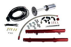 Aeromotive Fuel System 17176 System, C6 Corvette, 18670 A1000, 14115 LS-3 Rails, 16307 Wire Kit and; Fittings