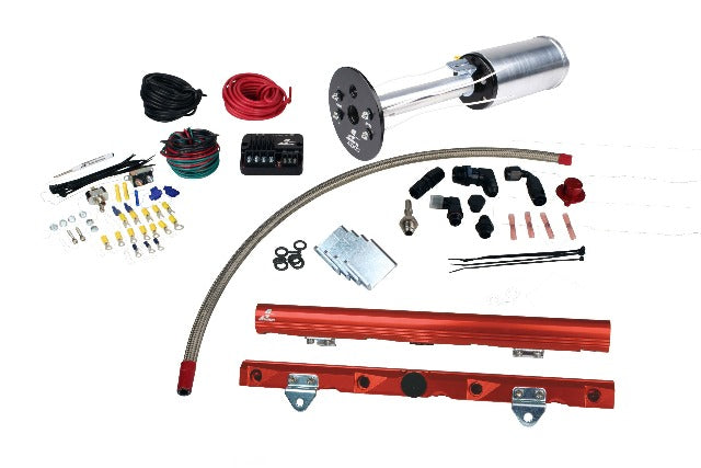 Aeromotive Fuel System 17179 System, C6 Corvette, 18670 A1000, 14142 LS-7 Rails, 16306 PSC; Misc. Fittings