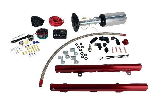 Aeromotive Fuel System 17185 System, C6 Corvette, 18671 Eliminator, 14115 LS-3 Rails, 16306 PSC and; Fittings