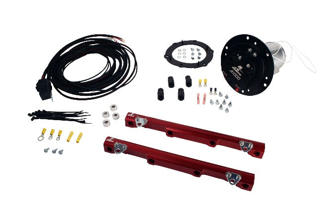 Aeromotive Fuel System 17188 System, 03-04 Cobra, 18679 A1000, 14111 Rails, 16307 Wire Kit; Misc. Fittings