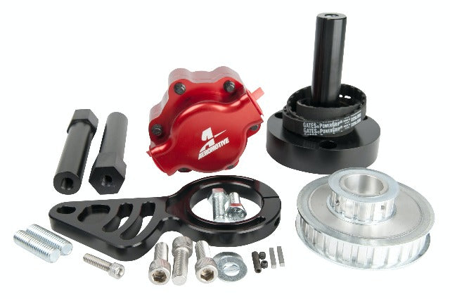 Aeromotive Fuel System 17241 B.B Chevy Belt Drive Installation Kit (11105 pump, pulleys, bracket, hardware)