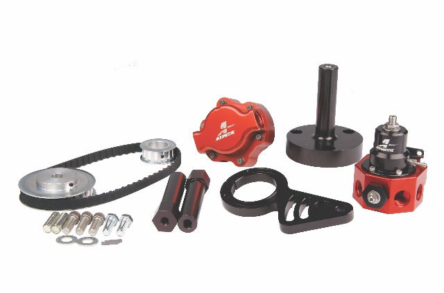 Aeromotive Fuel System 17243 B.B Chevy Belt Drive Kit(17241 pump kit and; 13209 double adjustable regulator)