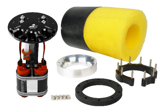 Aeromotive Fuel System 18309 Fuel Pump, Universal, Phantom, Dual 340, 6-10 inch Depth