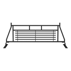 ARIES 111000 Classic Black Steel Headache Rack, Select Chevrolet, Ford, Dodge, GMC, Ram