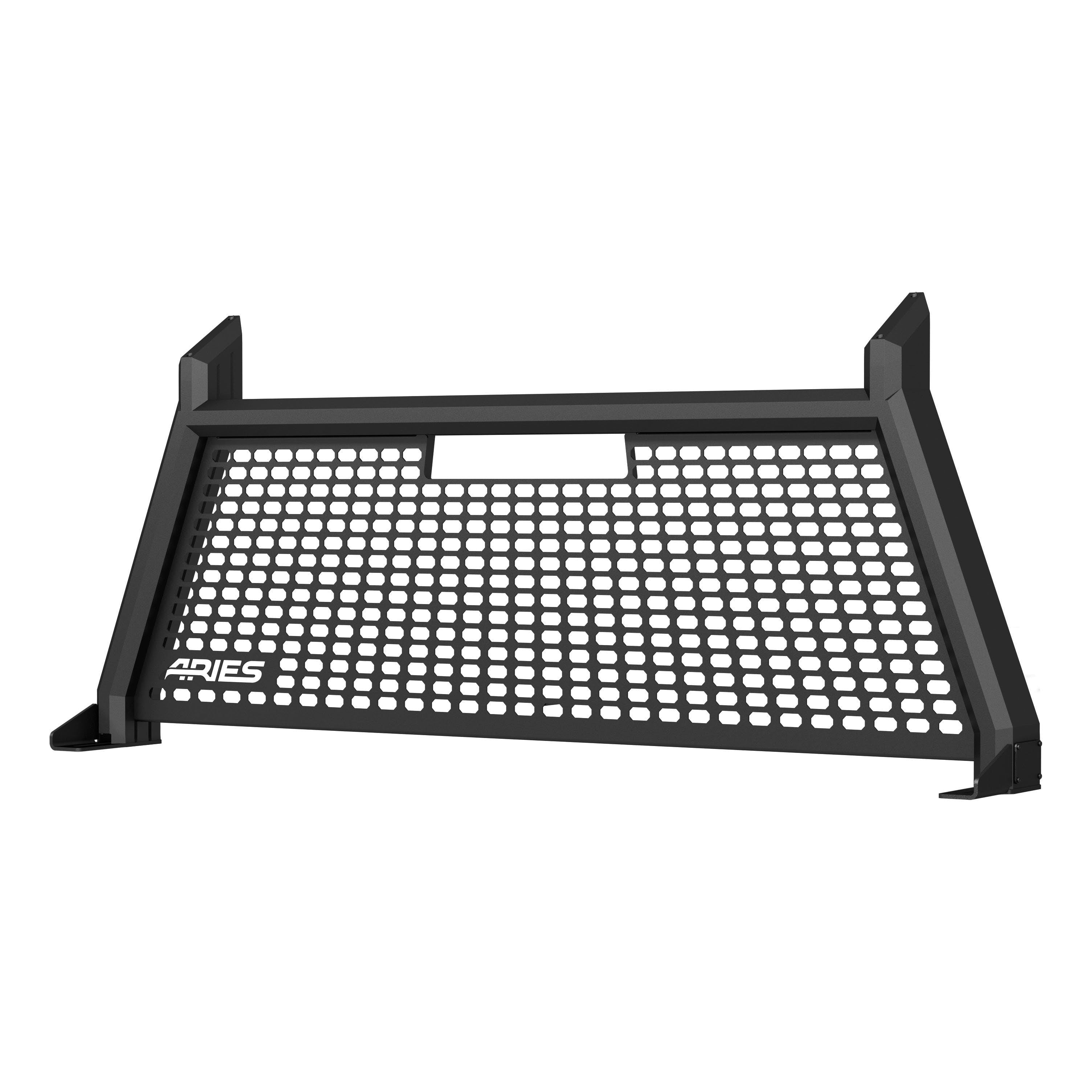 ARIES 1110101 AdvantEDGE Black Aluminum Headache Rack, Select Dodge, Ram 1500, 2500, 3500