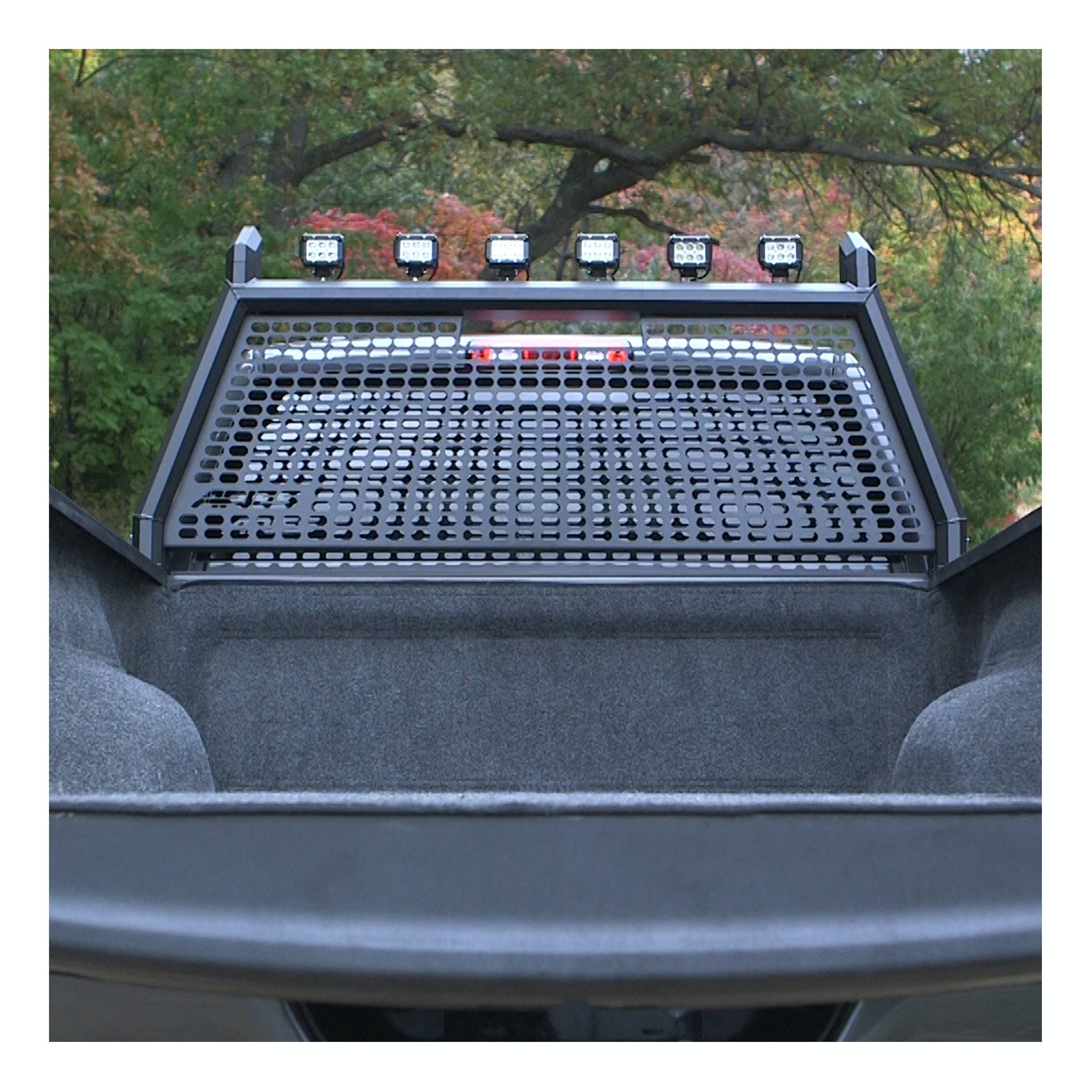 ARIES 1110101 AdvantEDGE Black Aluminum Headache Rack, Select Dodge, Ram 1500, 2500, 3500