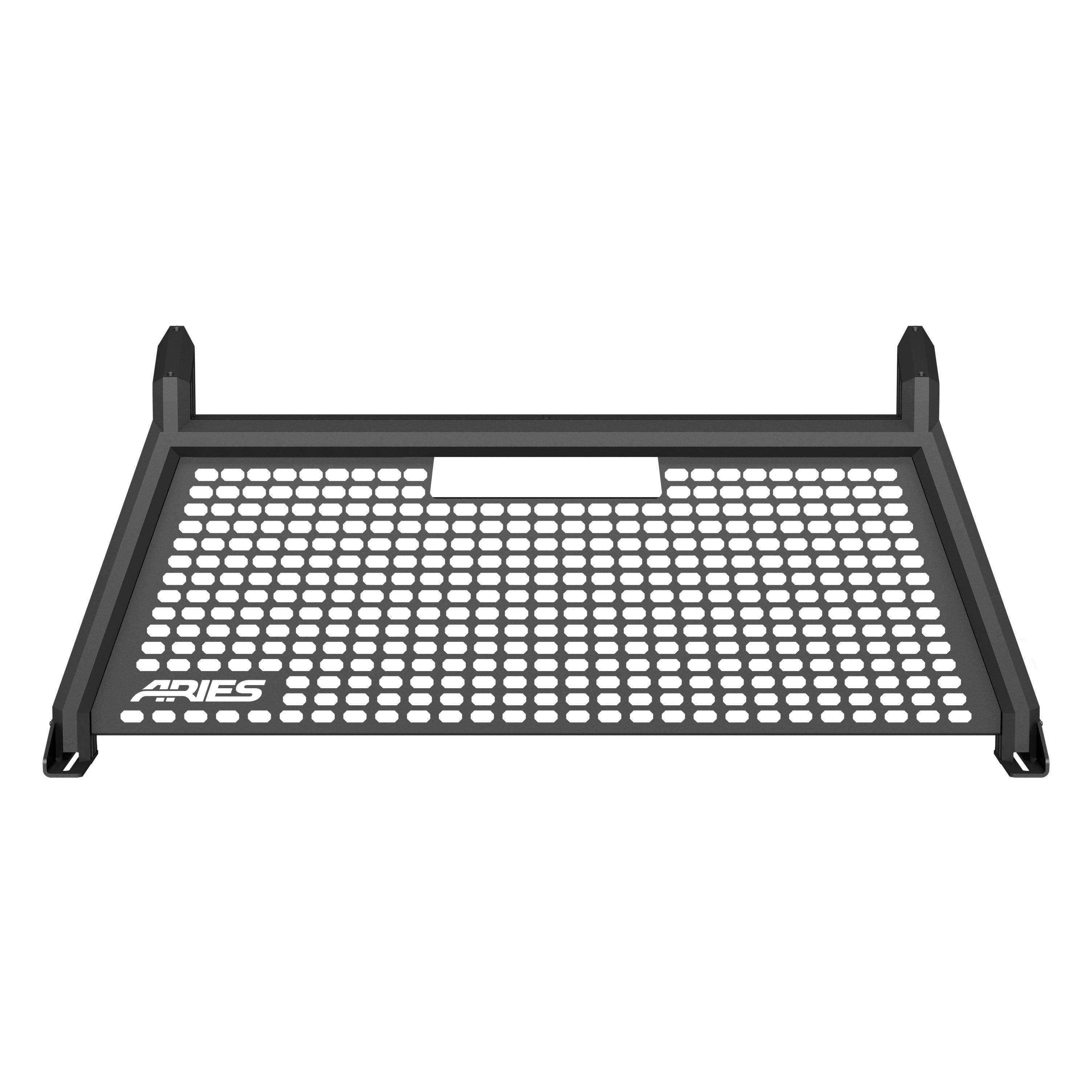 ARIES 1110102 AdvantEDGE Black Aluminum Headache Rack, Select Ford