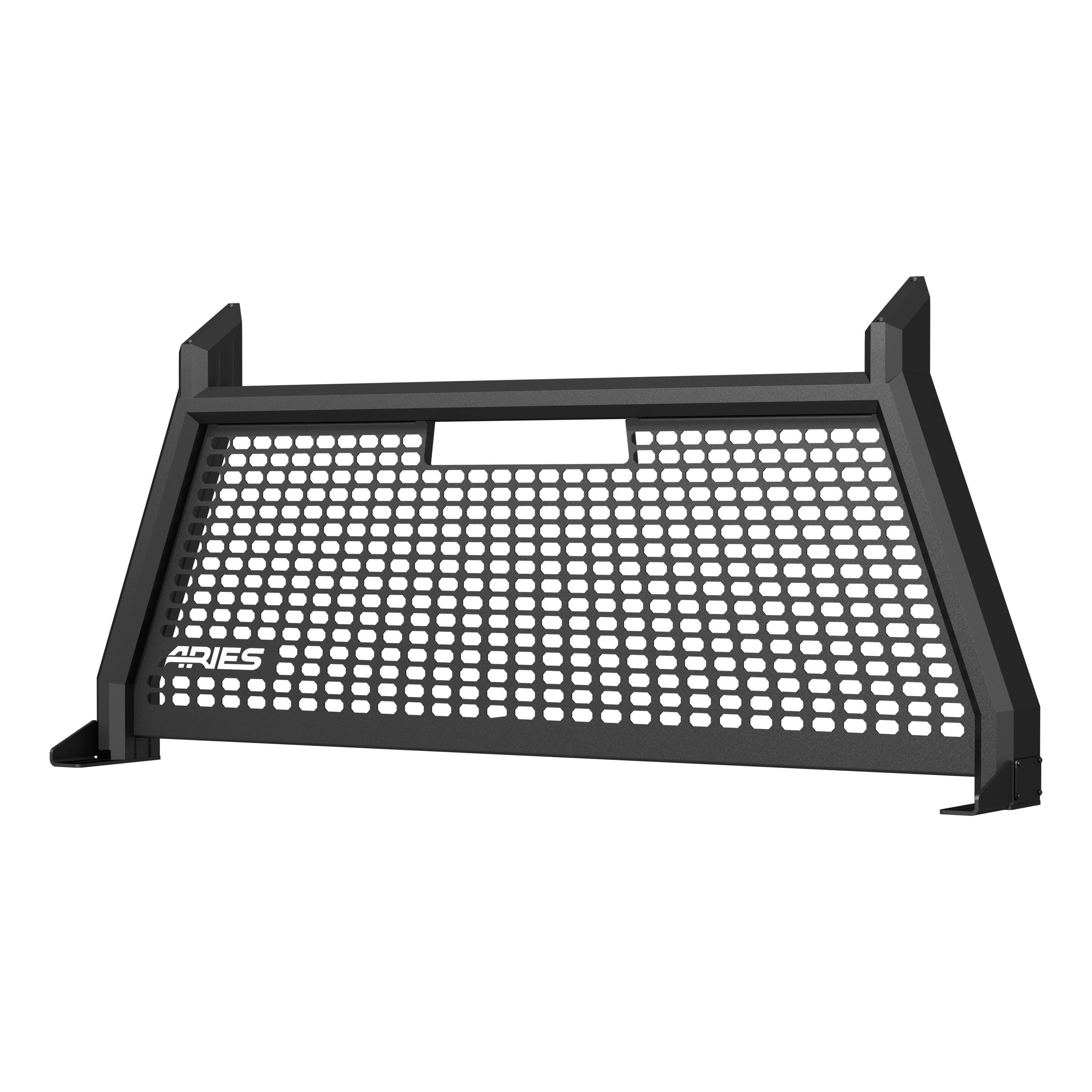 ARIES 1110103 AdvantEDGE Black Aluminum Headache Rack, Select Ford F-250, F-350 Super Duty
