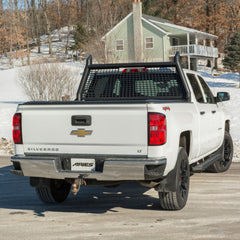 ARIES 1110105 AdvantEDGE Black Aluminum Headache Rack, Select Silverado, Sierra 2500, 3500 HD
