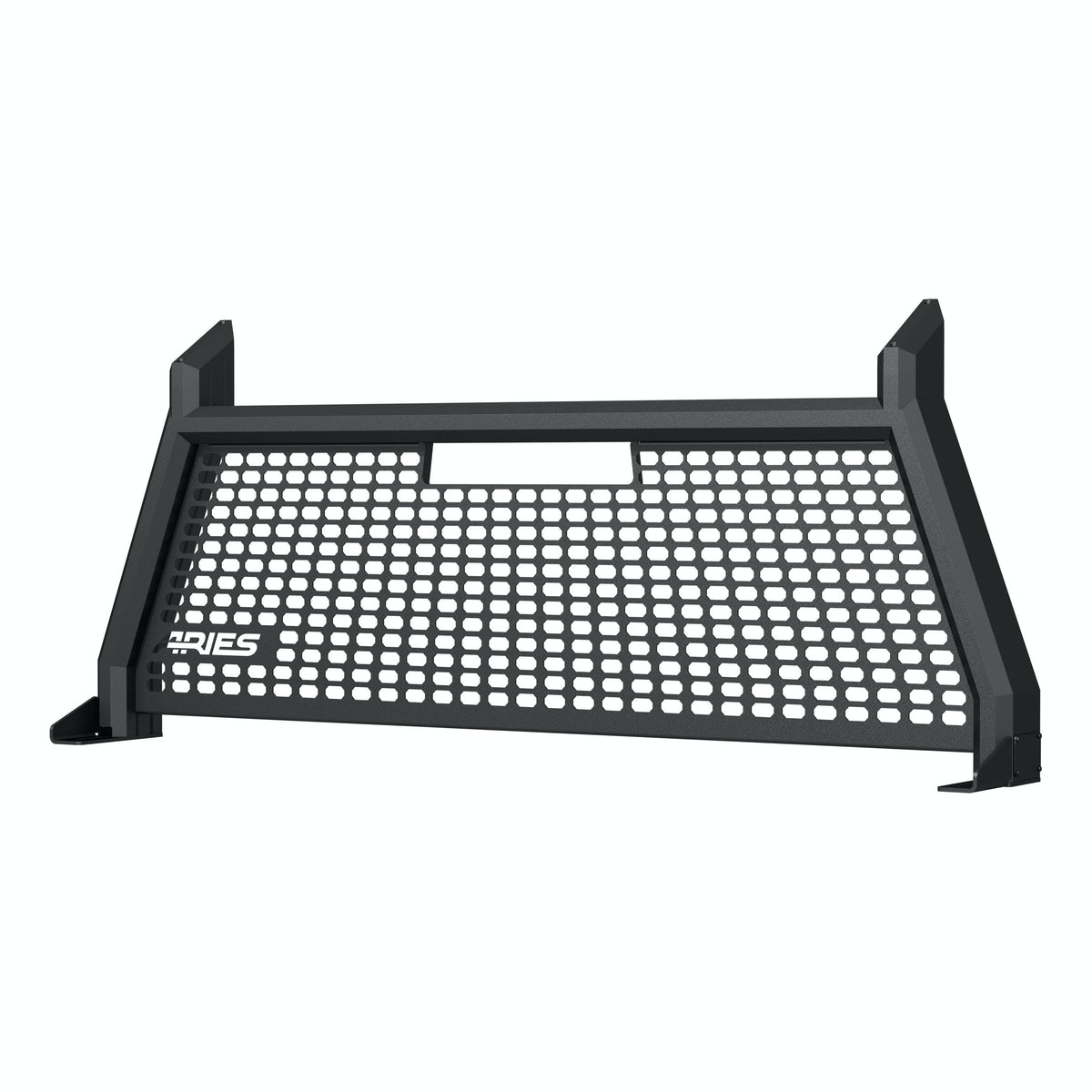 ARIES 1110105 AdvantEDGE Black Aluminum Headache Rack, Select Silverado, Sierra 2500, 3500 HD