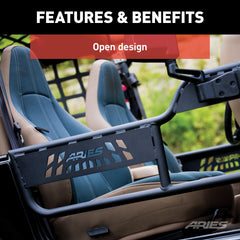 ARIES 1500100 Jeep Wrangler TJ Aluminum Tube Doors