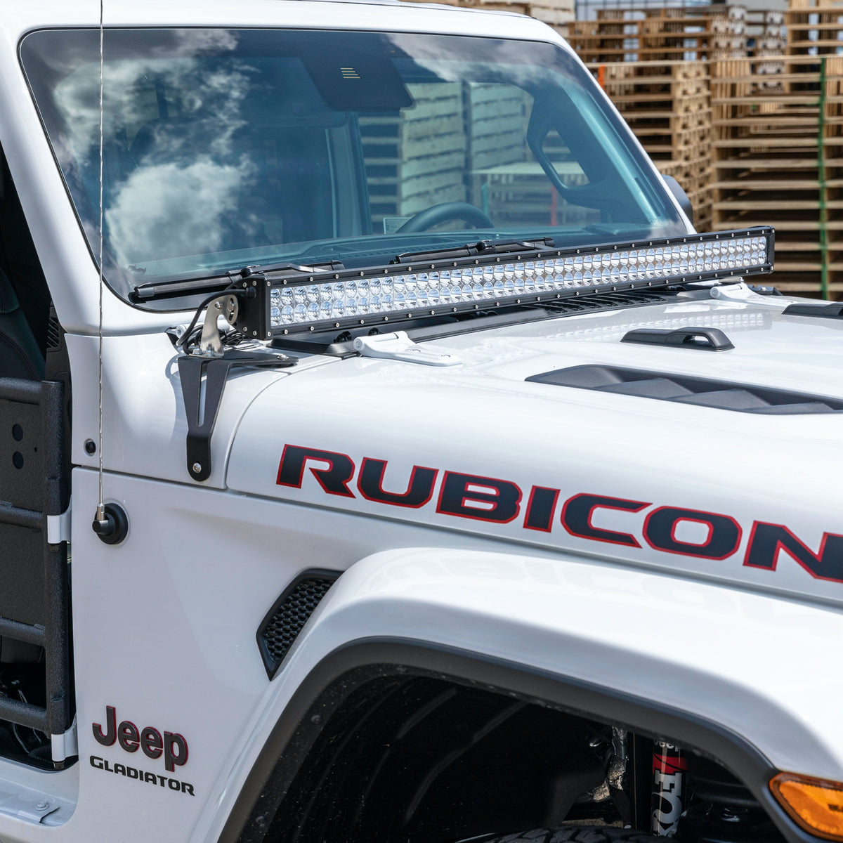 ARIES 1501306 Jeep Wrangler JL, Gladiator Windshield Light Bar and Brackets