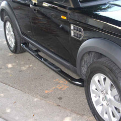 ARIES 200112 3" Round Black Steel Side Bars, Select Land Rover LR3