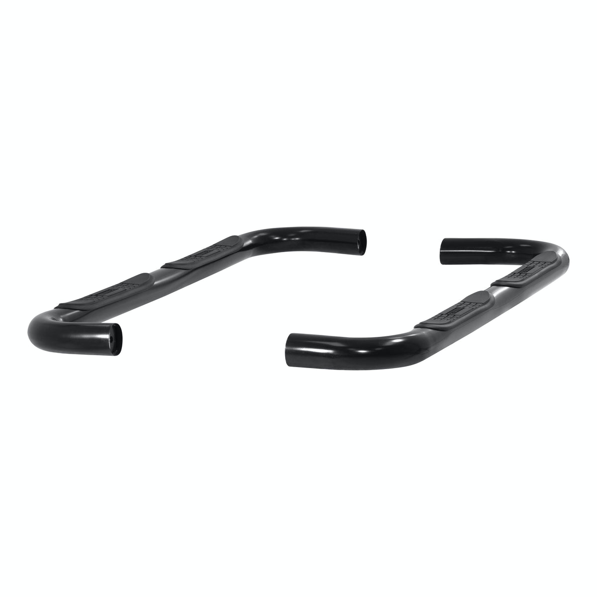 ARIES 201000 3" Round Black Steel Side Bars, Select Jeep Cherokee