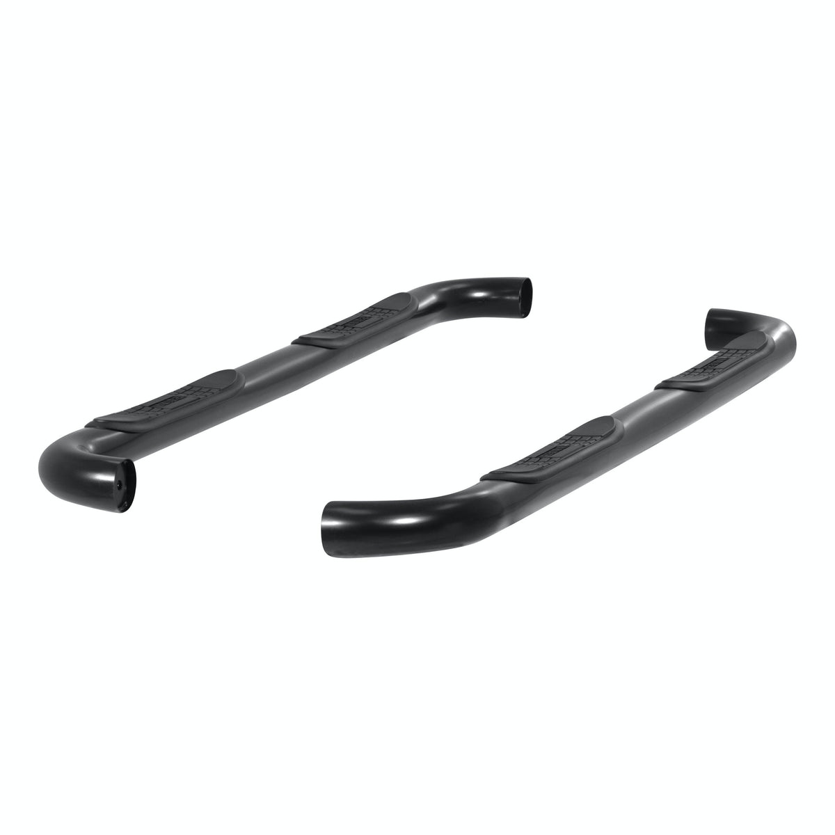 ARIES 202000 3" Round Black Steel Side Bars, Select Toyota 4Runner