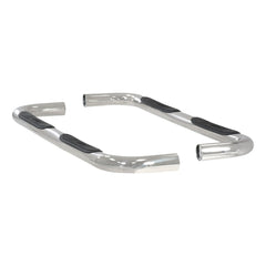 ARIES 202003-2 3" Round Polished Stainless Side Bars, Select Toyota Tundra
