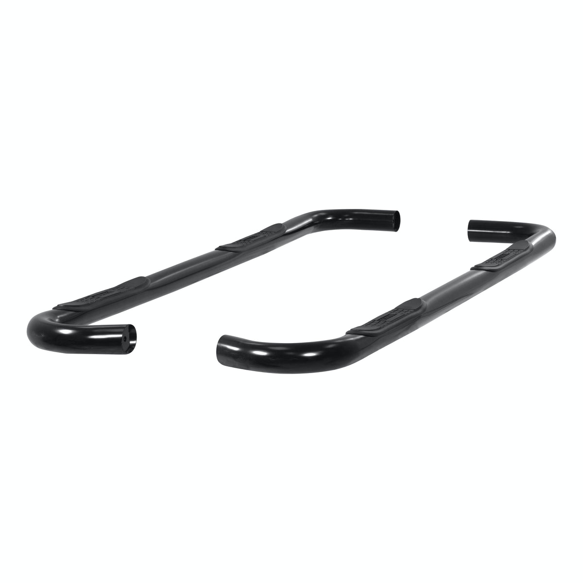 ARIES 202006 3" Round Black Steel Side Bars, Select Toyota Tundra