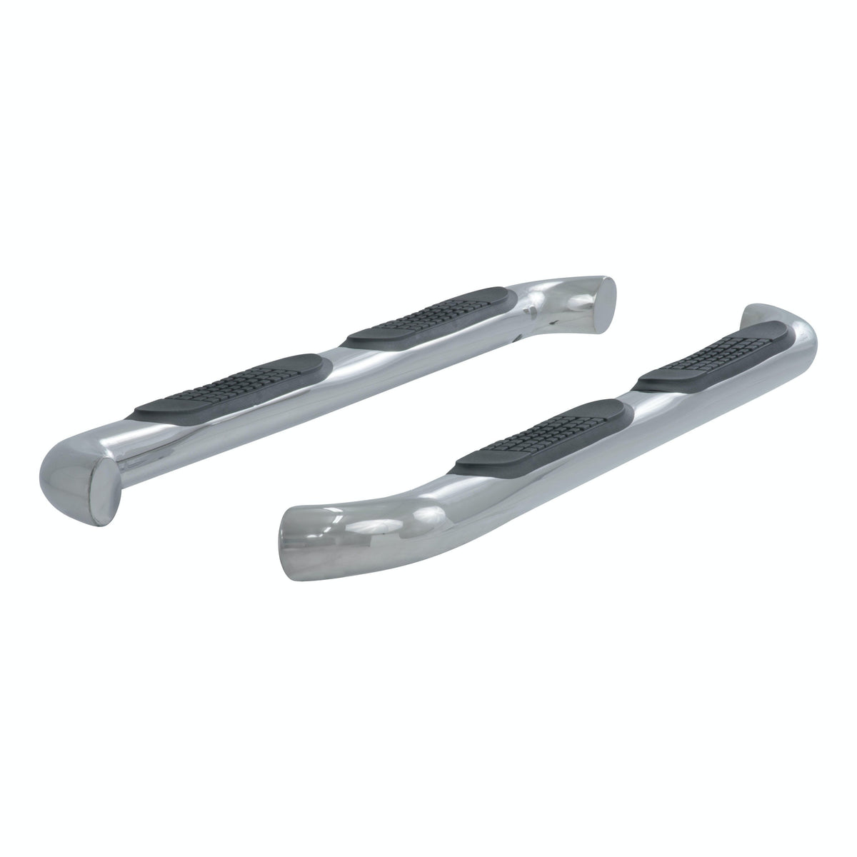 ARIES 202008-2 3" Round Polished Stainless Side Bars, Select Toyota Tacoma