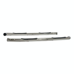 ARIES 202012-2 3" Round Polished Stainless Side Bars, Select Toyota Tundra