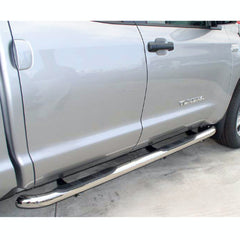 ARIES 202012-2 3" Round Polished Stainless Side Bars, Select Toyota Tundra