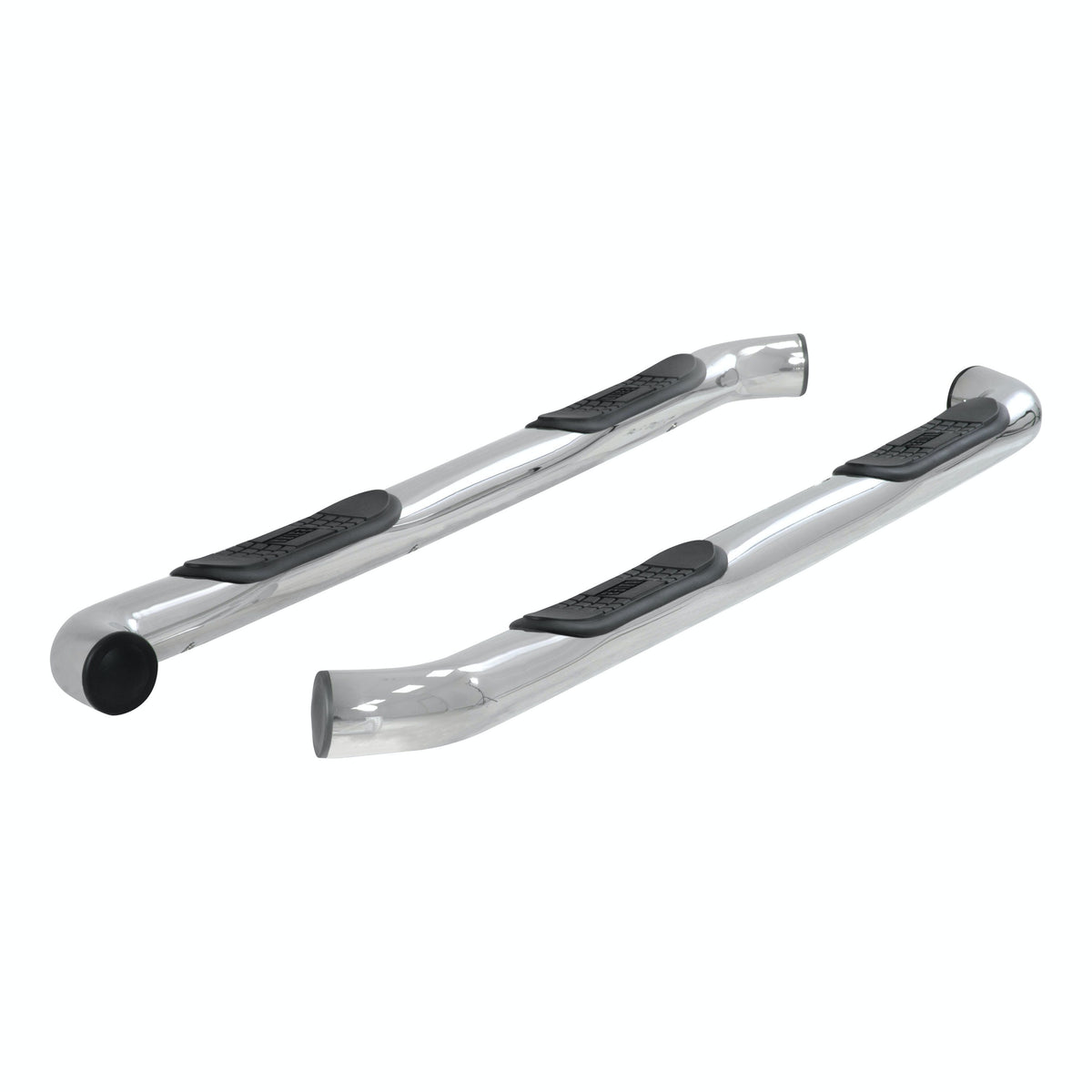 ARIES 202012-2 3" Round Polished Stainless Side Bars, Select Toyota Tundra
