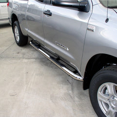 ARIES 202013-2 3" Round Polished Stainless Side Bars, Select Toyota Tundra