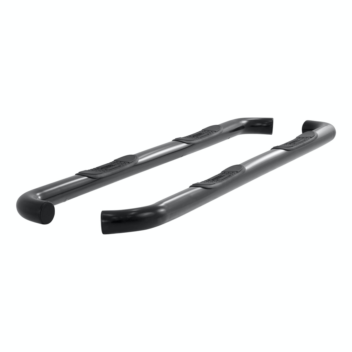 ARIES 202013 3" Round Black Steel Side Bars, Select Toyota Tundra