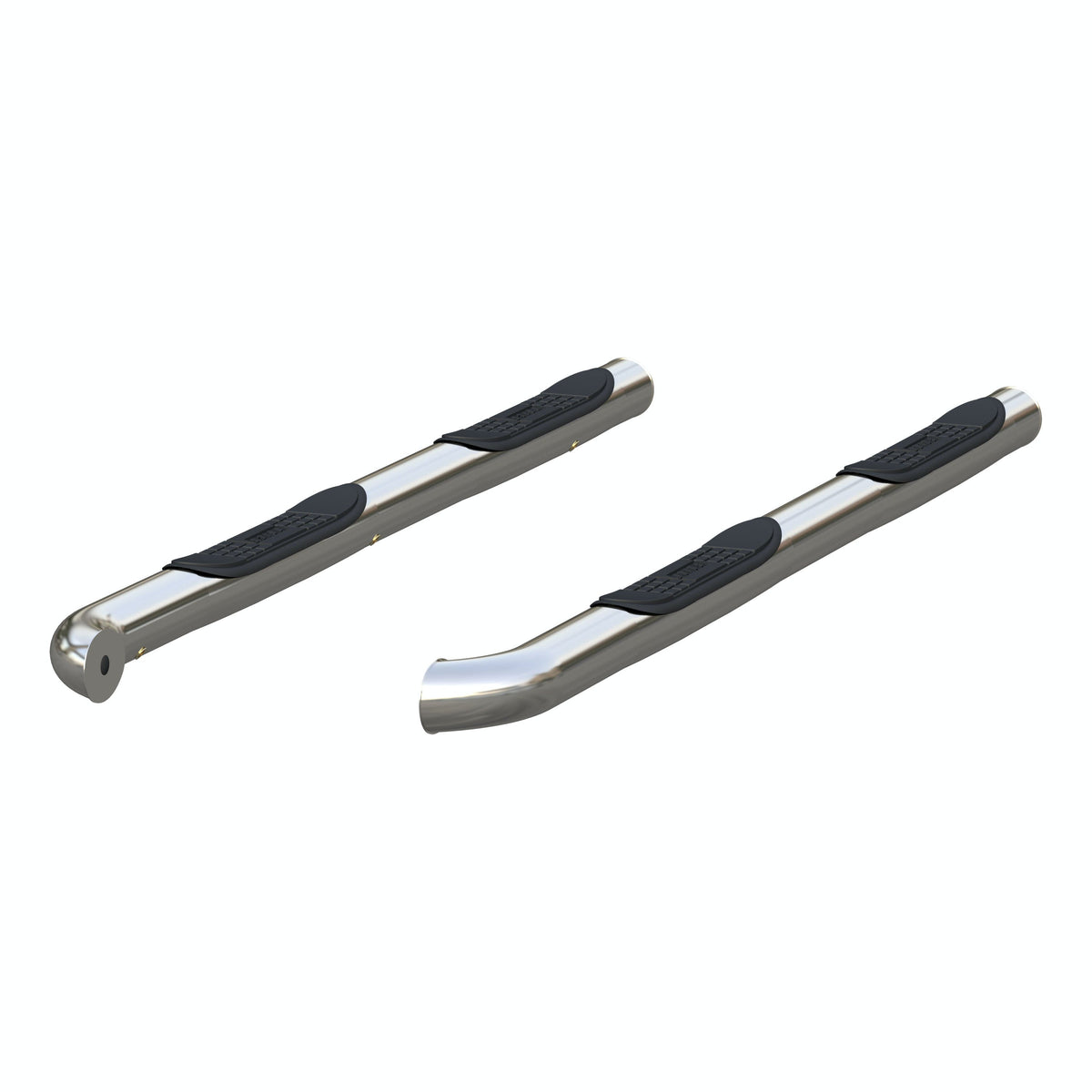 ARIES 202022-2 3" Round Polished Stainless Side Bars, Select Toyota 4Runner