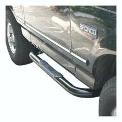 ARIES 203001 3" Round Black Steel Side Bars, Select Ford Bronco, F-150