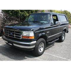 ARIES 203001 3" Round Black Steel Side Bars, Select Ford Bronco, F-150