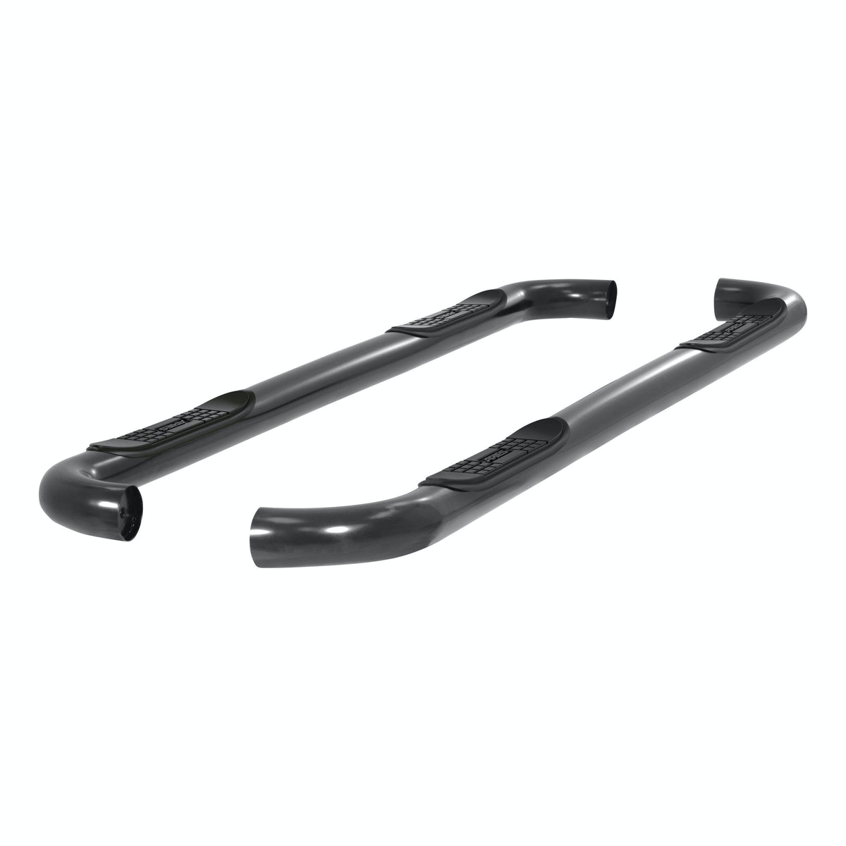 ARIES 203006 3" Round Black Steel Side Bars, Select Ford Excursion, F-250, F-350 Super Duty