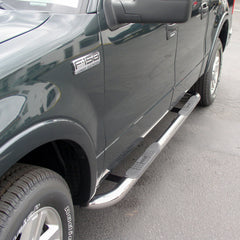 ARIES 203015-2 3" Round Polished Stainless Side Bars, Select Ford F-150, Lincoln Mark LT