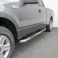 ARIES 203016-2 3" Round Polished Stainless Side Bars, Select Ford F-150