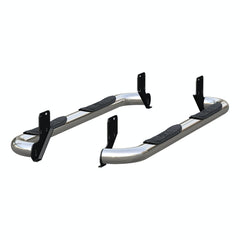 ARIES 203025-2 3" Round Polished Stainless Side Bars, Select Ford F-250, F-350 Super Duty