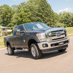 ARIES 203025-2 3" Round Polished Stainless Side Bars, Select Ford F-250, F-350 Super Duty