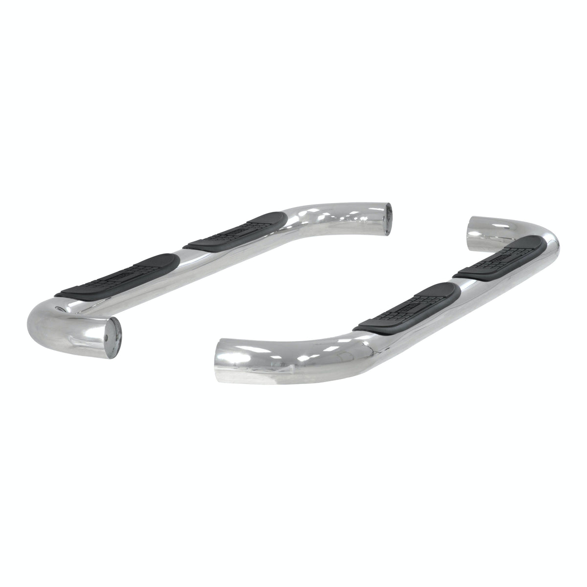 ARIES 203033-2 3" Round Polished Stainless Side Bars, Select Mazda B-Series, Ford Ranger