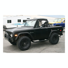 ARIES 203038 3" Round Black Steel Side Bars, Select Ford Bronco