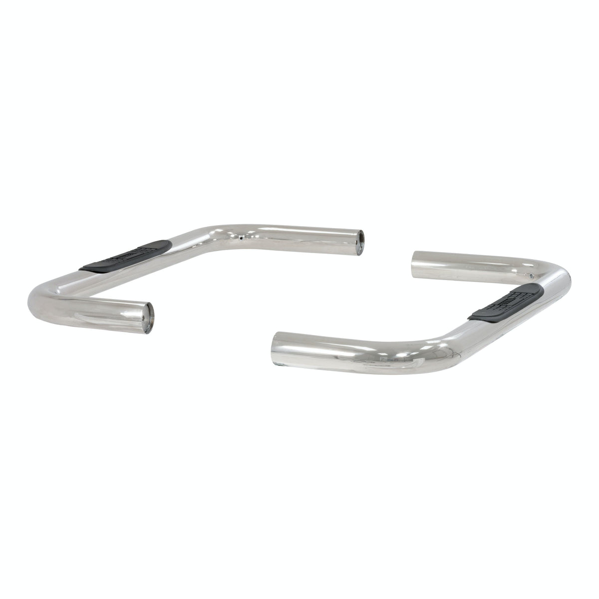 ARIES 203038-2 3" Round Polished Stainless Side Bars, Select Ford Bronco