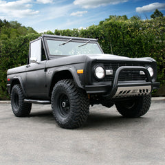 ARIES 203038 3" Round Black Steel Side Bars, Select Ford Bronco
