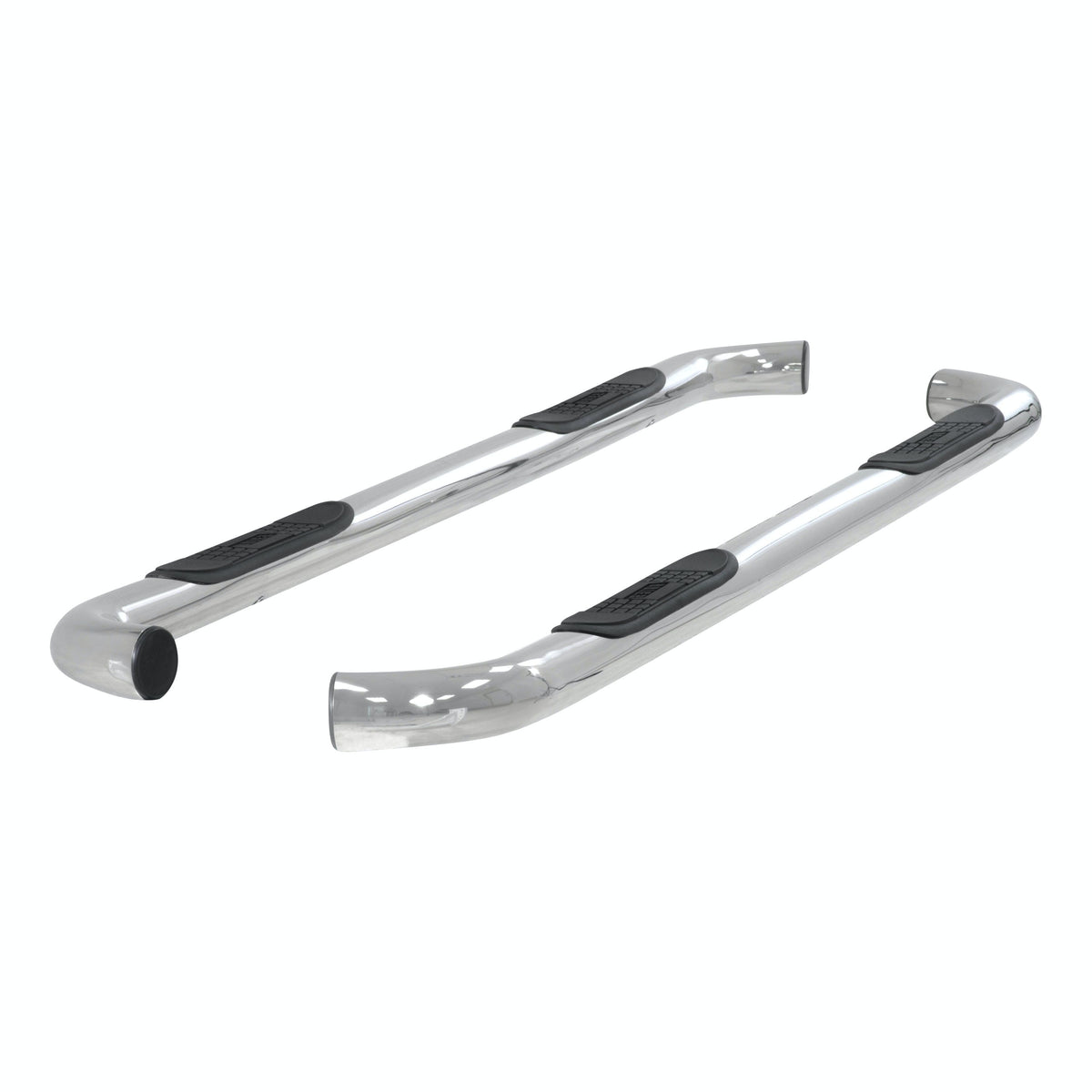 ARIES 203039-2 3" Round Polished Stainless Side Bars, Select Ford F-150