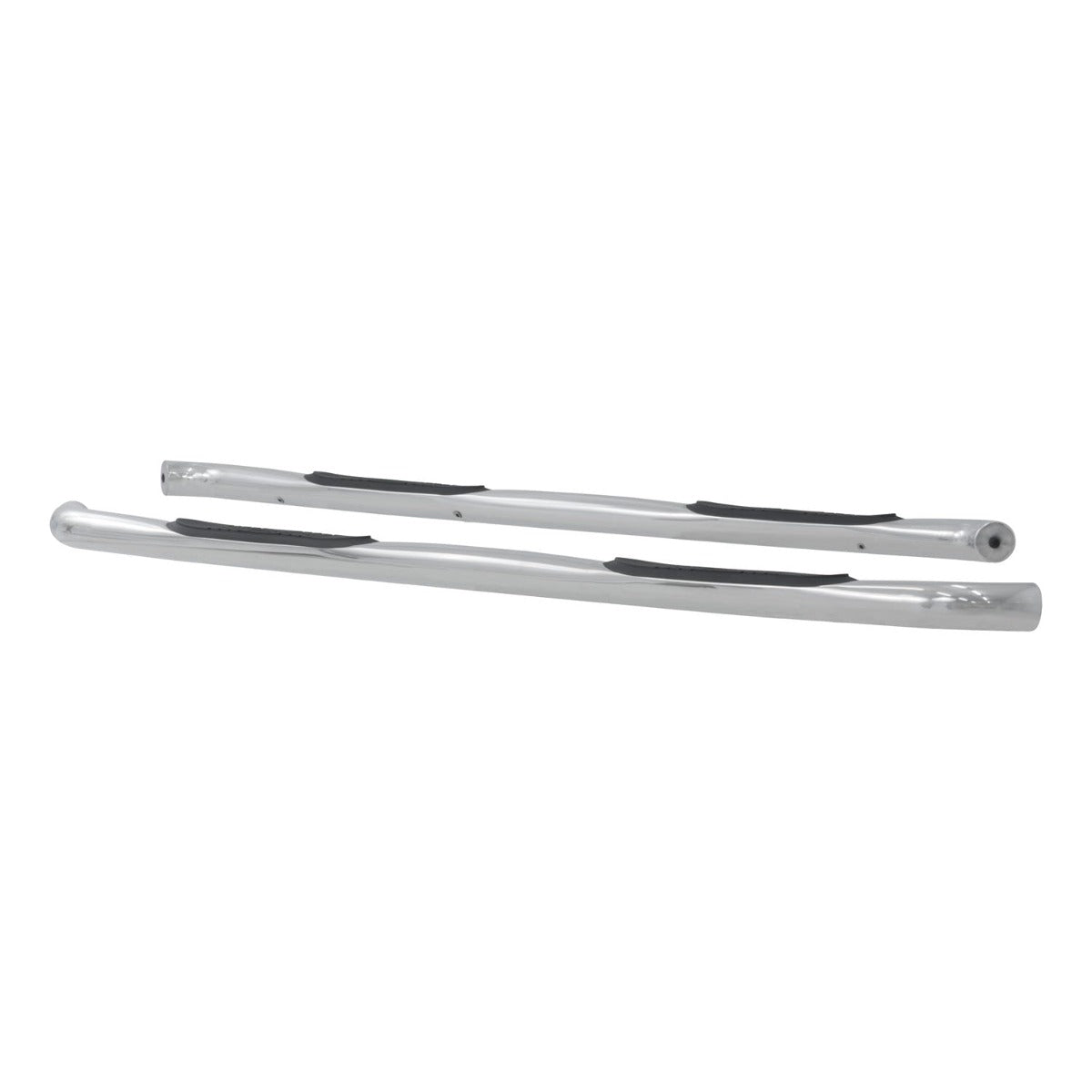 ARIES 203043-2 3" Round Polished Stainless Side Bars, Select Ford F-150, F-250, F-350